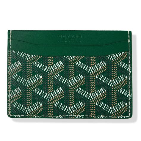 green goyard card case|goyard st sulpice card holder.